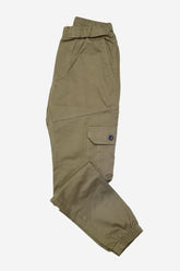 Women Cotton Cargo - Army Green